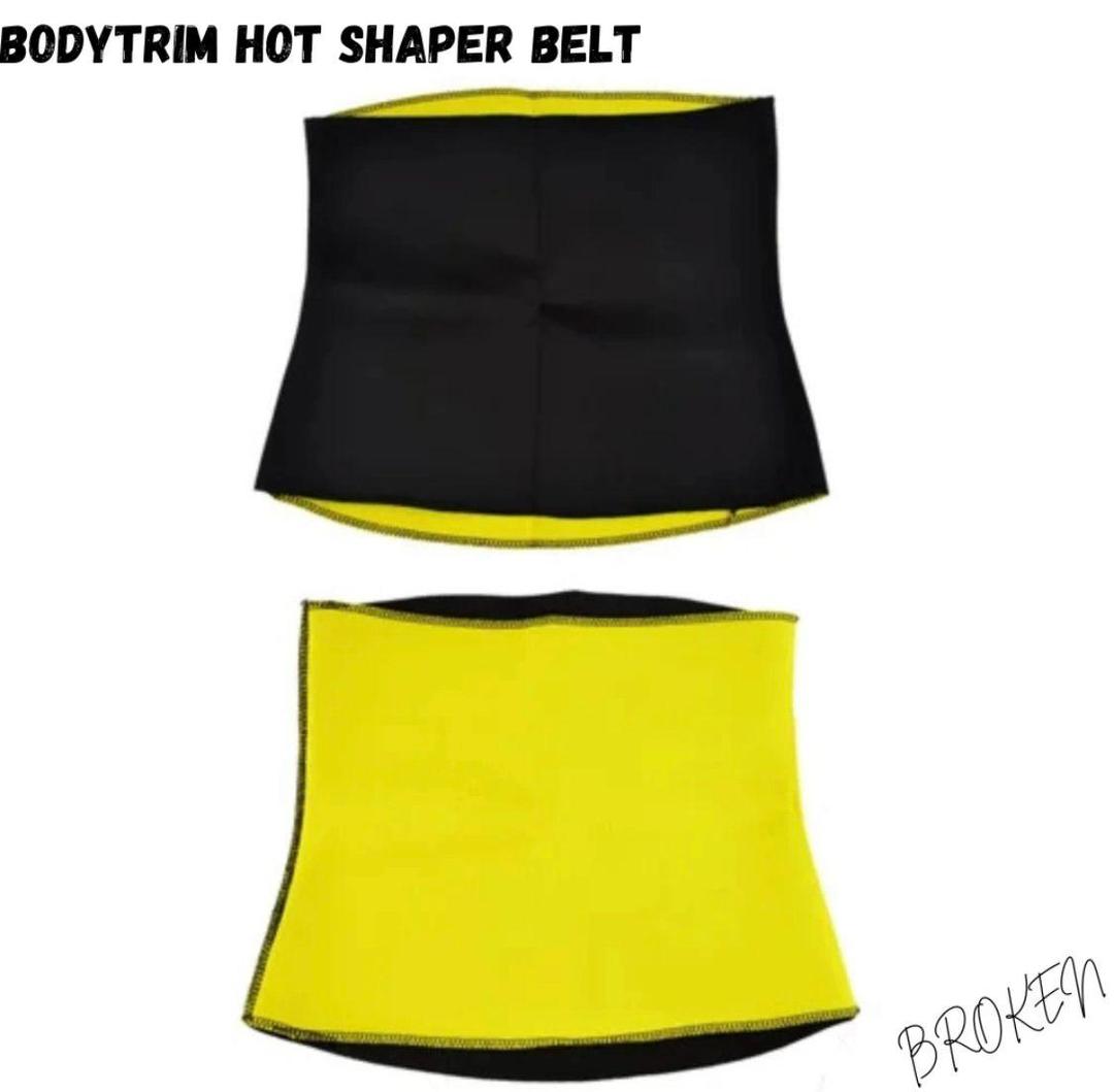 Durable Belly Fat Burner Belt - 1 Pc, Easy To Use and Maintain in Black and Yellow