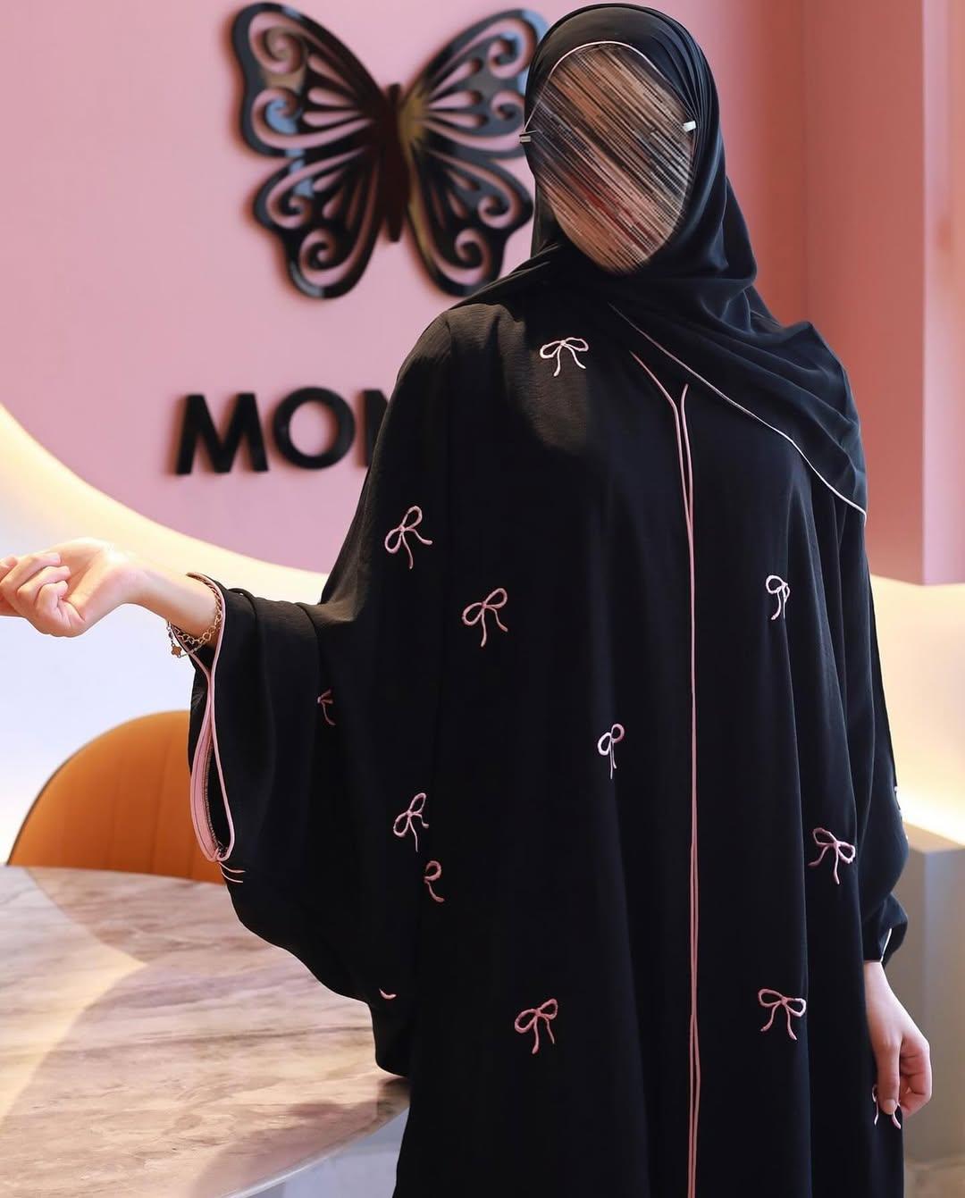 Georgette Embroidered Full Abaya