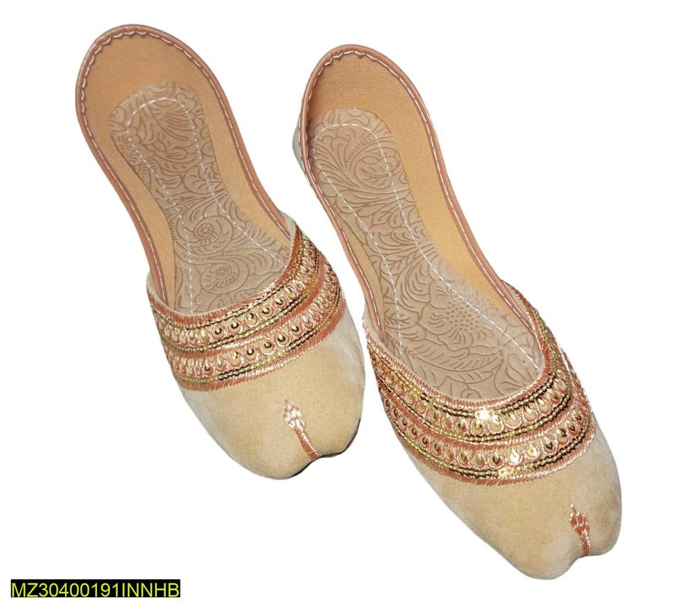 Women's PU Fancy Embroidered Khussa