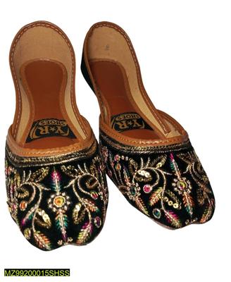 Women's Fabric Embroidered Fancy Khussa