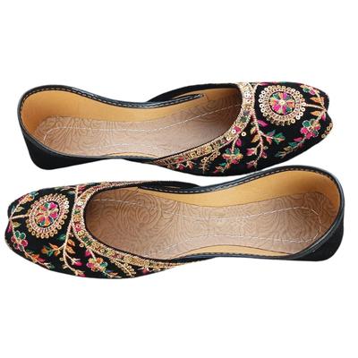 Women's PVC Embroidered Casual Khussa