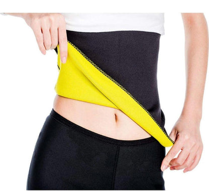 Durable Belly Fat Burner Belt - 1 Pc, Easy To Use and Maintain in Black and Yellow