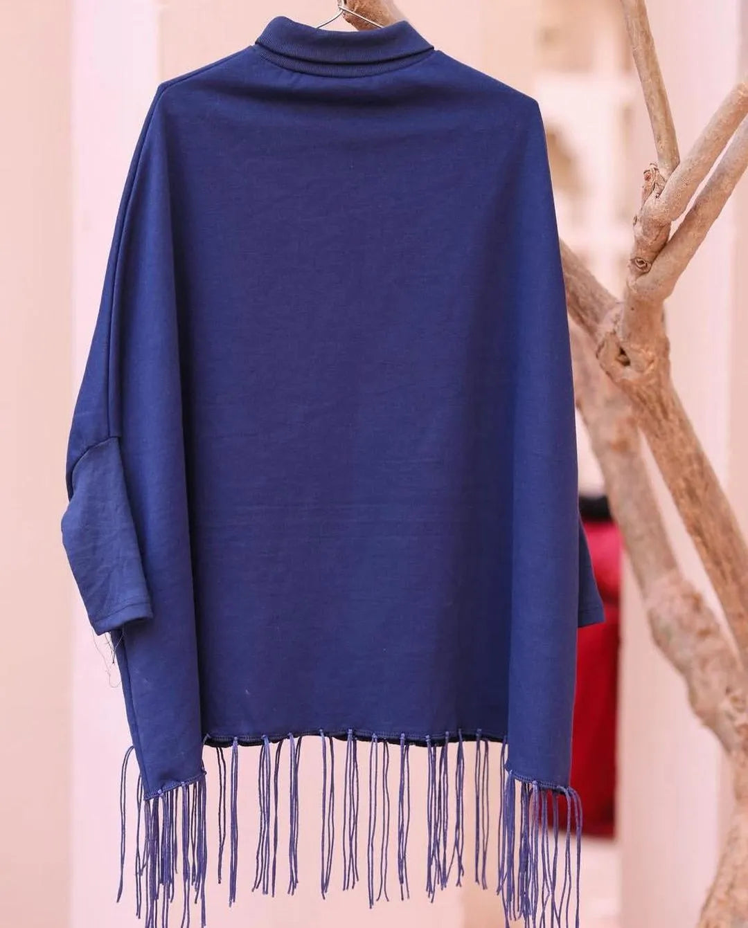 Women's Fleece Plain Poncho Cape Shawl