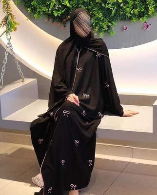 Georgette Embroidered Full Abaya