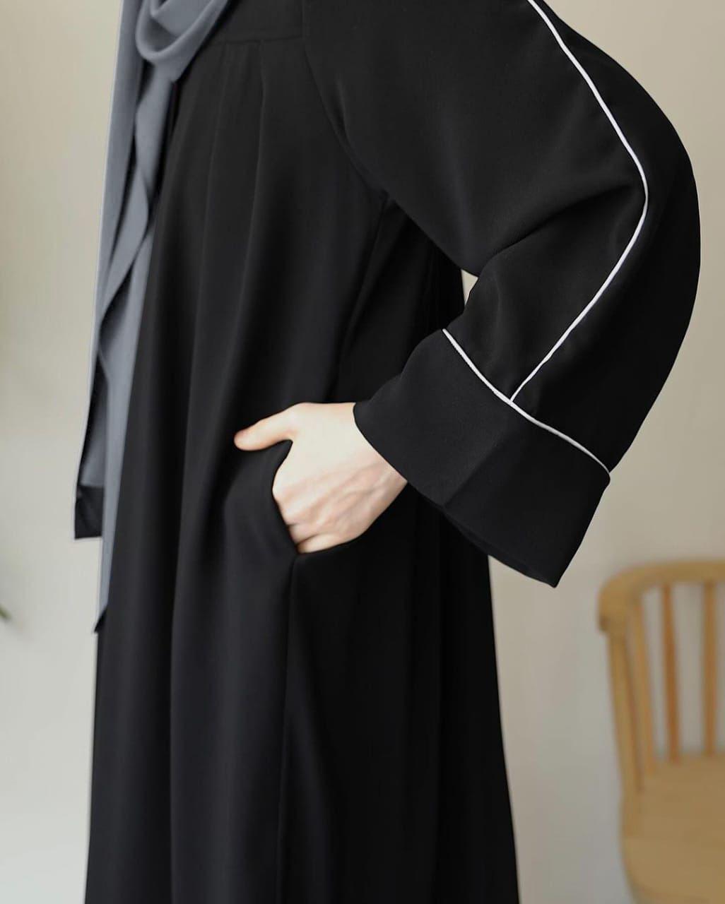 Georgette Plain Classic Abaya
