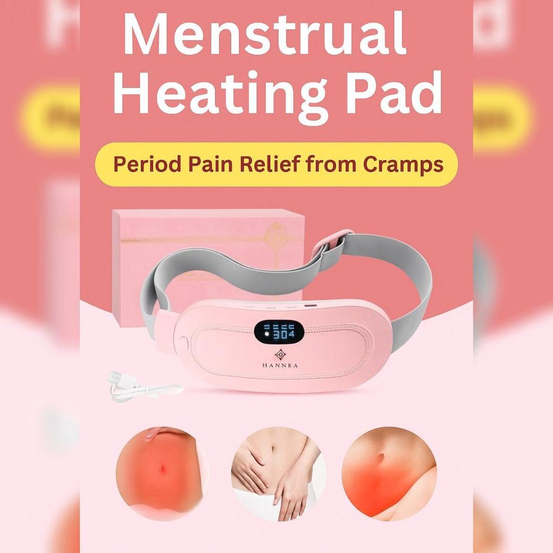 Electric Menstrual Heating Pad Period Cramp Relief Belt