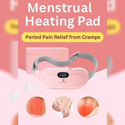 Electric Menstrual Heating Pad Period Cramp Relief Belt