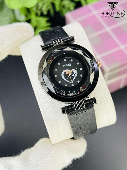 Chic Women's Watch - 1 Pc Modern Design, Water Resistant & Battery Operated