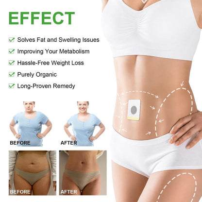 30 Pcs Clinically-Proven Belly Slimming Patch - Easy To Use & Maintain