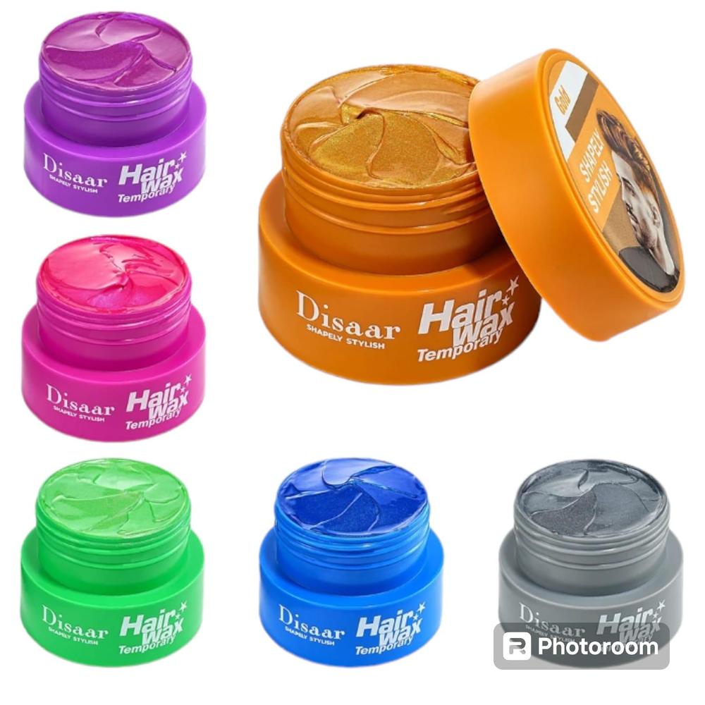 Temporary Hair Color Wax Style Hair Wax, 80 g