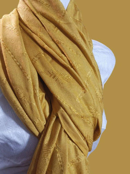 Women's Linen Blend Texture Shawl