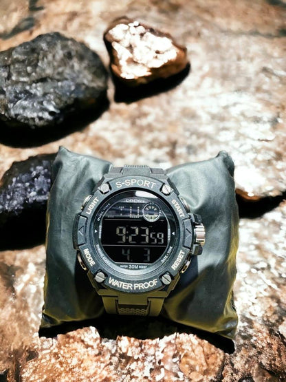 Men's Digital Display Sport Watch