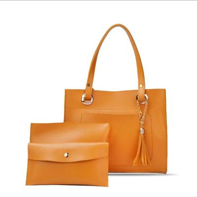 Women's Rexine Plain Hand Bag Set