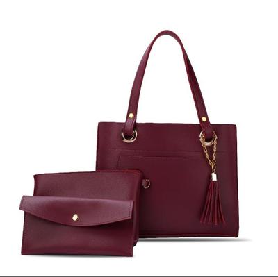 Women's Rexine Plain Hand Bag Set